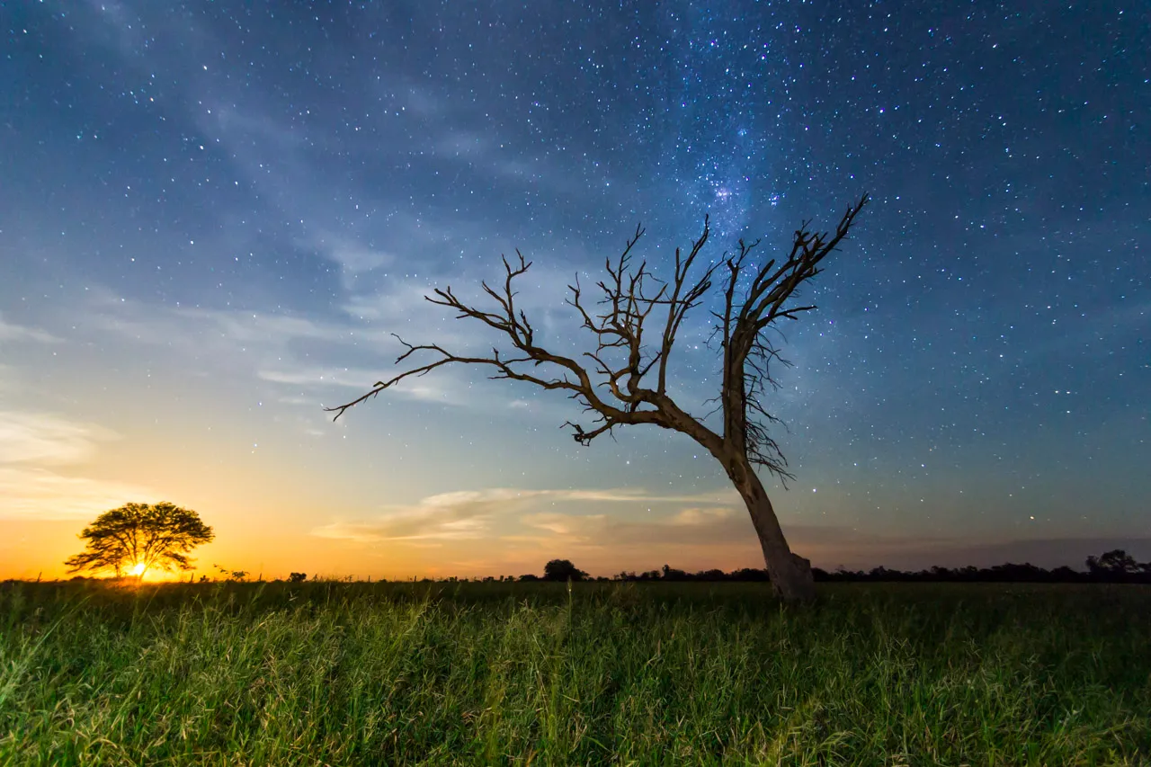 Cielo nocturno, Paraguay